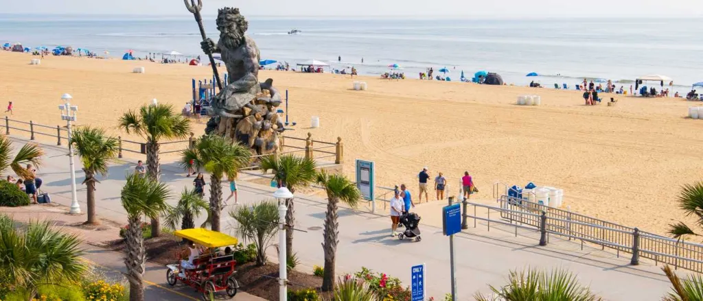 Virginia beach is a perfect destination for a south road trip